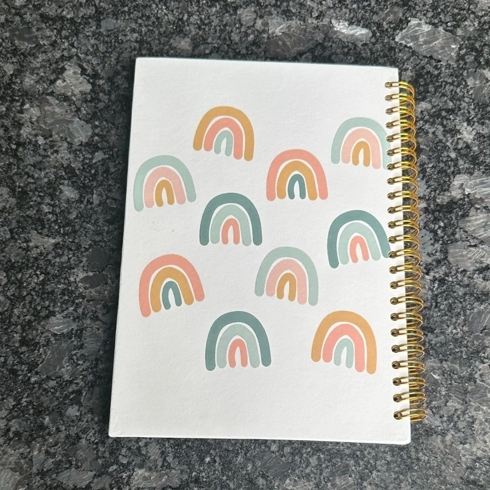 Be Kind Spiral Notebook with Rainbow Design